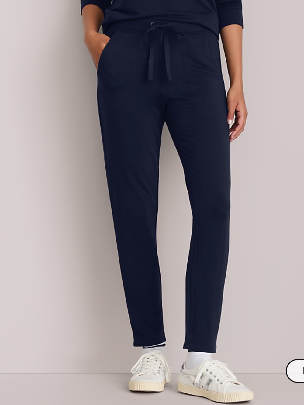 Lou & Grey Signature Soft Navy Drawstring  Joggers XL